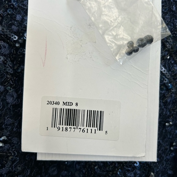 Mac Duggal 20340 NWT EMBELLISHED HIGH NECK BODICE FAUX WRAP GOWN - Picture 9 of 12